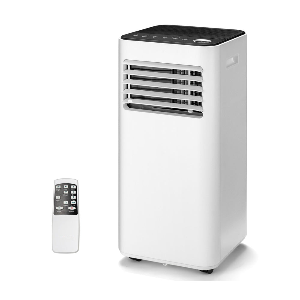 10000 BTU Portable Air Conditioner, 4-in-1 Cool/Dehumidify/Fan/Sleep Up to 350 Sq Ft, LED Touch Panel  Remote, 24h