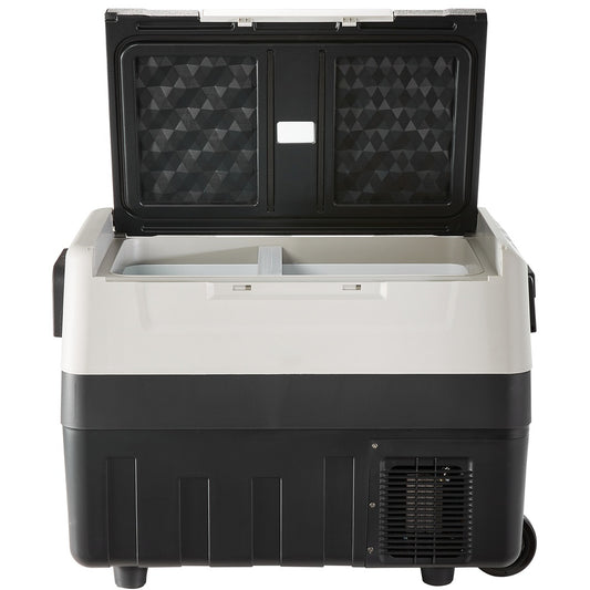 Portable Car Refrigerator 37 Qt 35L Dual Zone Compressor Cooler -4 to 50 F 12/24V DC 100-240V AC