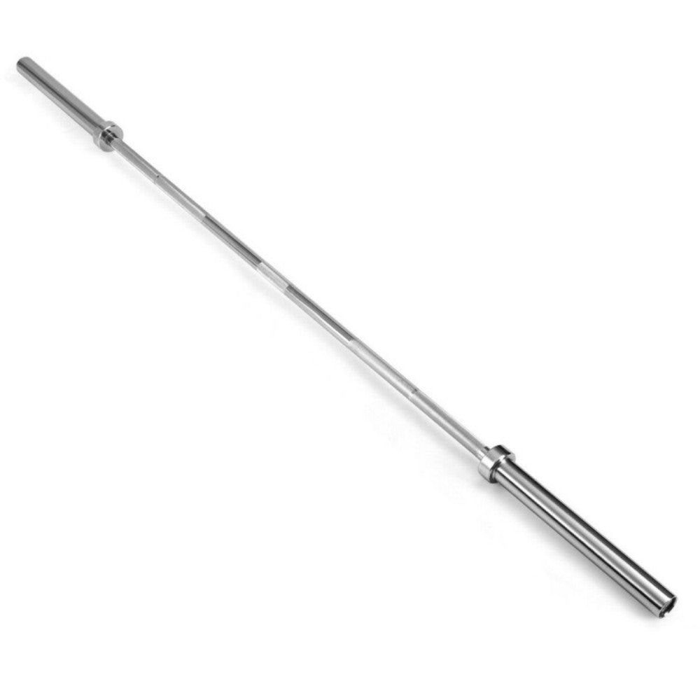 7 ft. Olympic Weight Barbell 700 lb. Capacity 86 in. A3 Steel Chrome Knurled Copper Sleeve Bearing 44 lb. Bar 2 in.