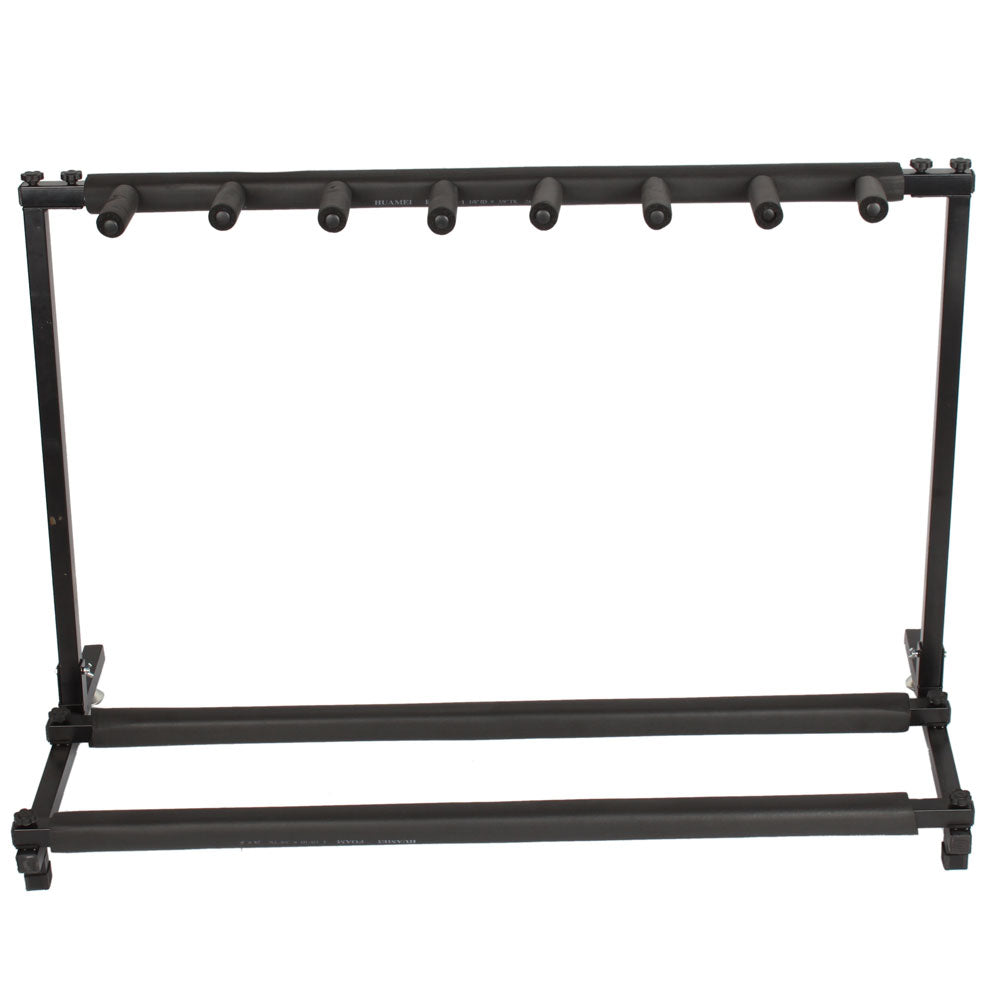 Rack Style Guitar Stand for 7 Guitars, Folding Multi-Instrument Storage Rack for Bass and Acoustic
