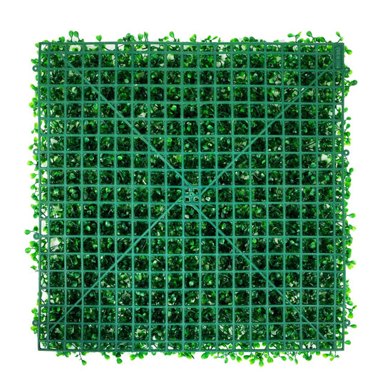 Artificial Boxwood Panels 6 Pack 20 x 20 in. UV-Protected Hedge Wall for Patio Balcony and Small Backyard