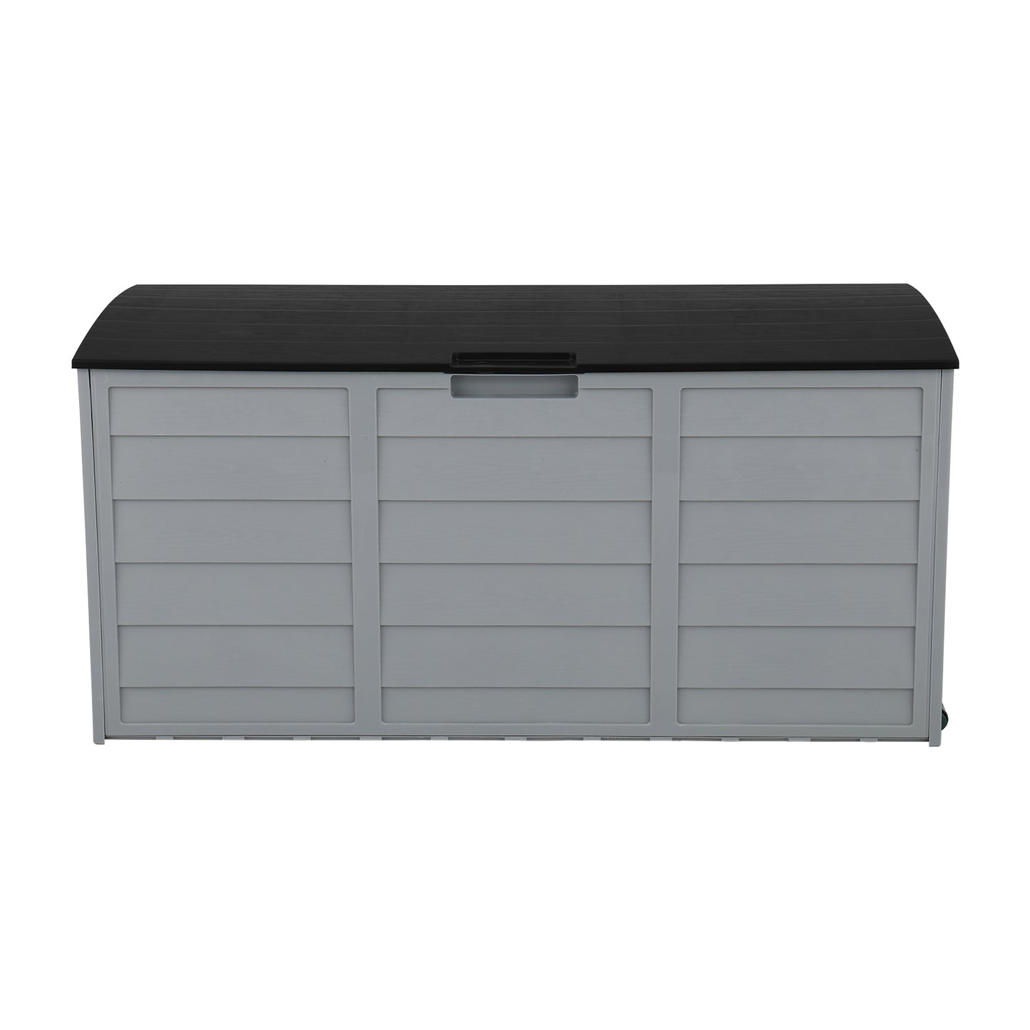 75 Gallon 260L Outdoor Storage Deck Box, Lockable Weatherproof Patio Container with Seat