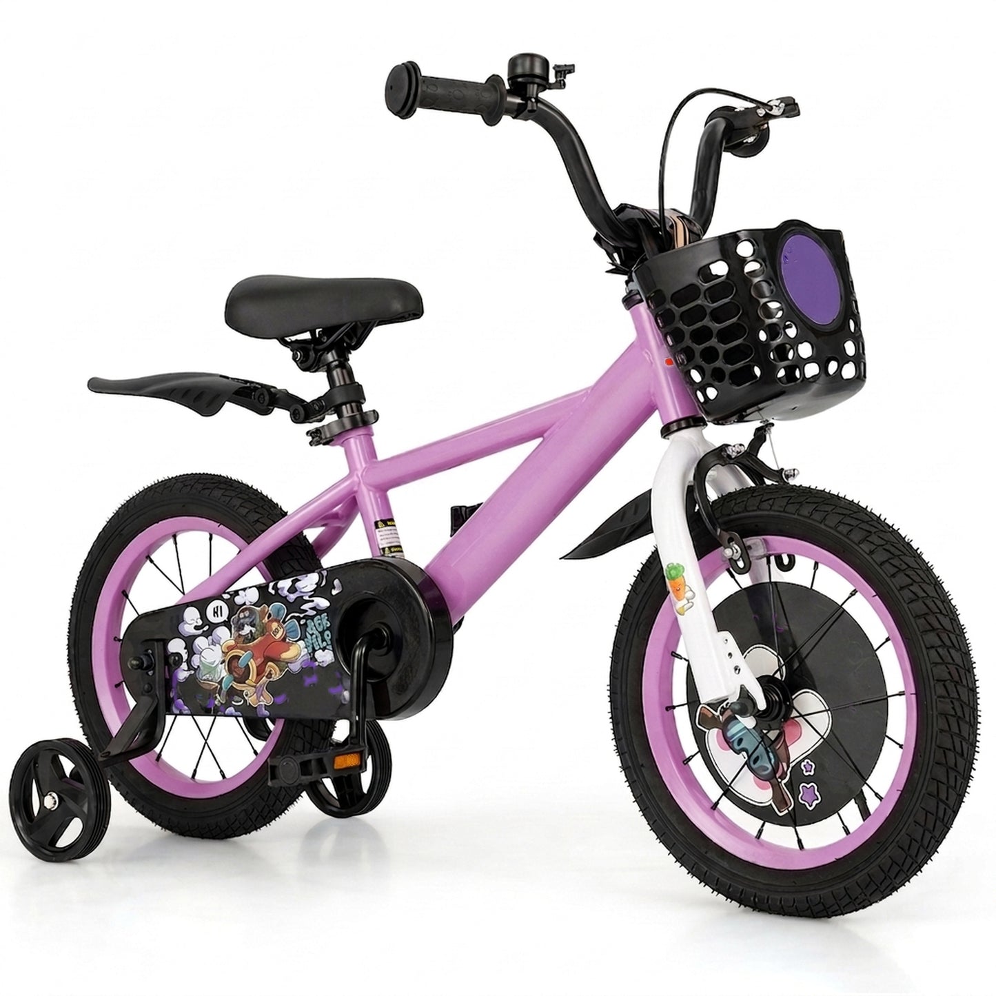 14 Inch Kids Bike for 3-5 Years Old Sport Bicycle with Adjustable Handlebar and Saddle-14 inches