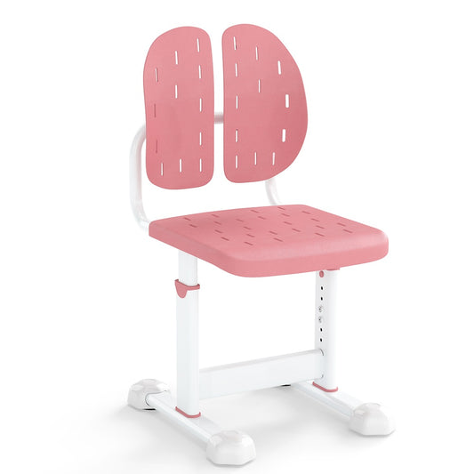 Height Adjustable Kids Study Chair Double Back Support 27 to 30 in. Breathable Metal Frame 220 lb. 3+ Years
