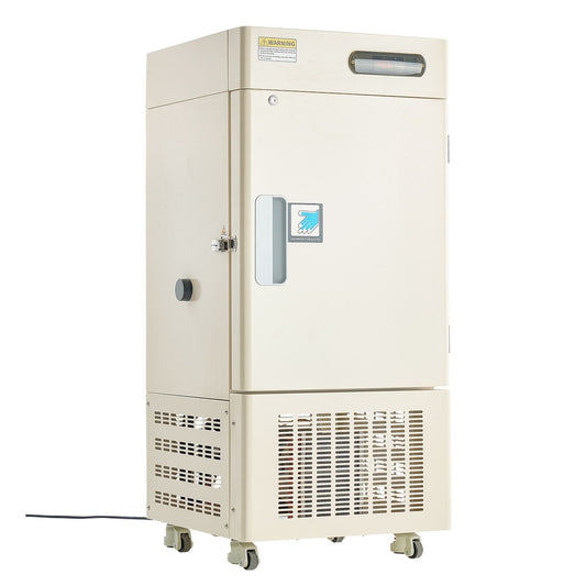 Ultra Low Temperature Lab Freezer 28 L -40 F to -123 F 304 Stainless Steel Digital Display 450W