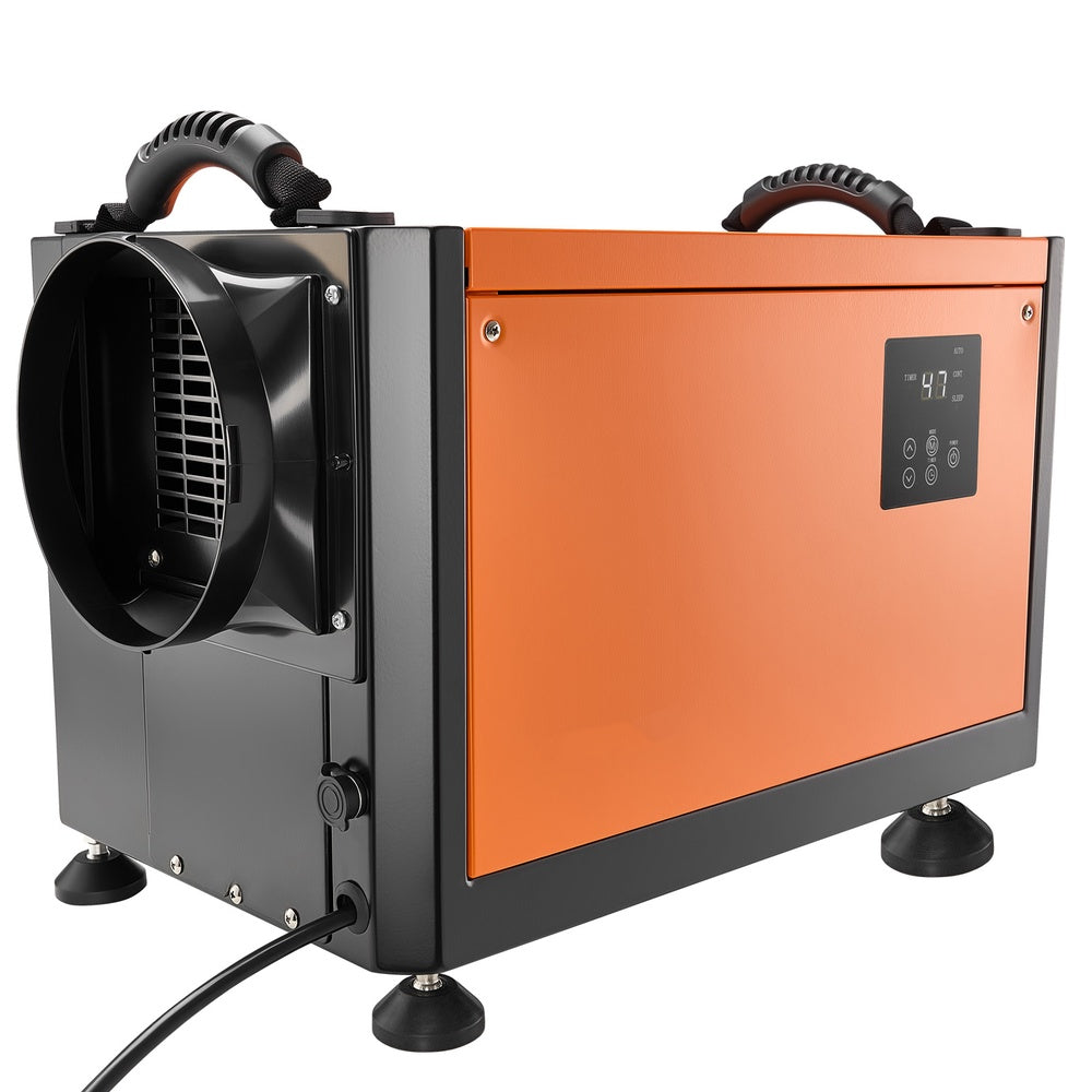 70 Pints Commercial Dehumidifier with Drain Pump, for Crawl Space Basement Garage up to 4,500 Sq Ft, 24h Timer