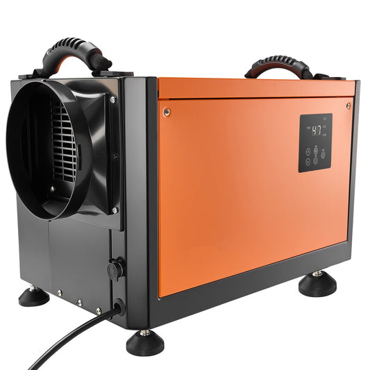 70 Pints Commercial Dehumidifier with Drain Pump, for Crawl Space Basement Garage up to 4,500 Sq Ft, 24h Timer