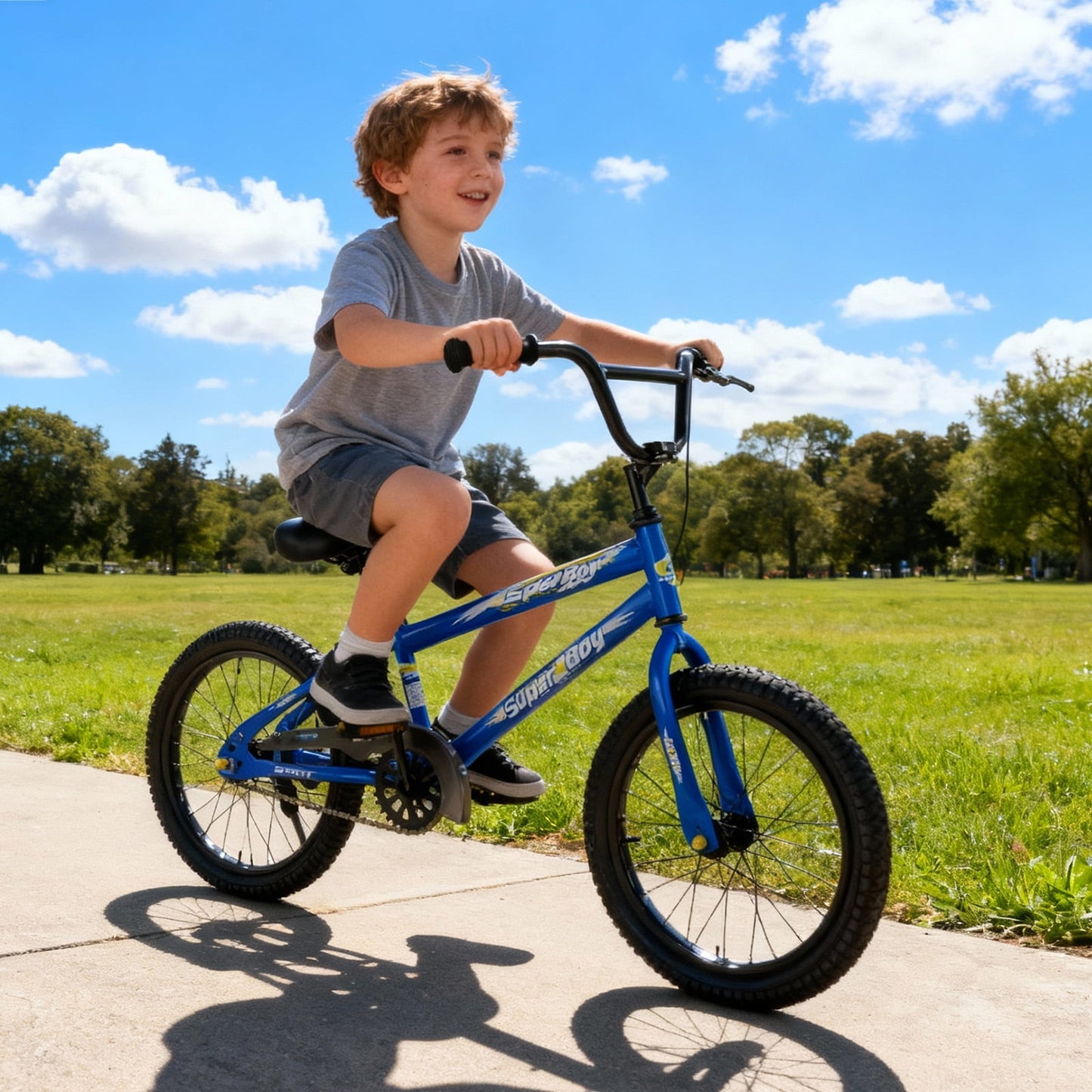 Bestcore 20in Kids Bike, Ages 7-14 Years, Blue