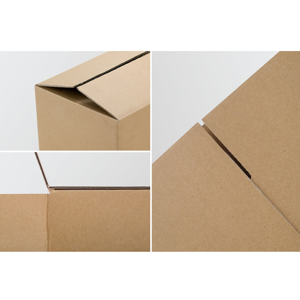 100 Pack Corrugated Shipping Boxes 4 x 4 x 4 inch, Small Kraft Mailer Cartons