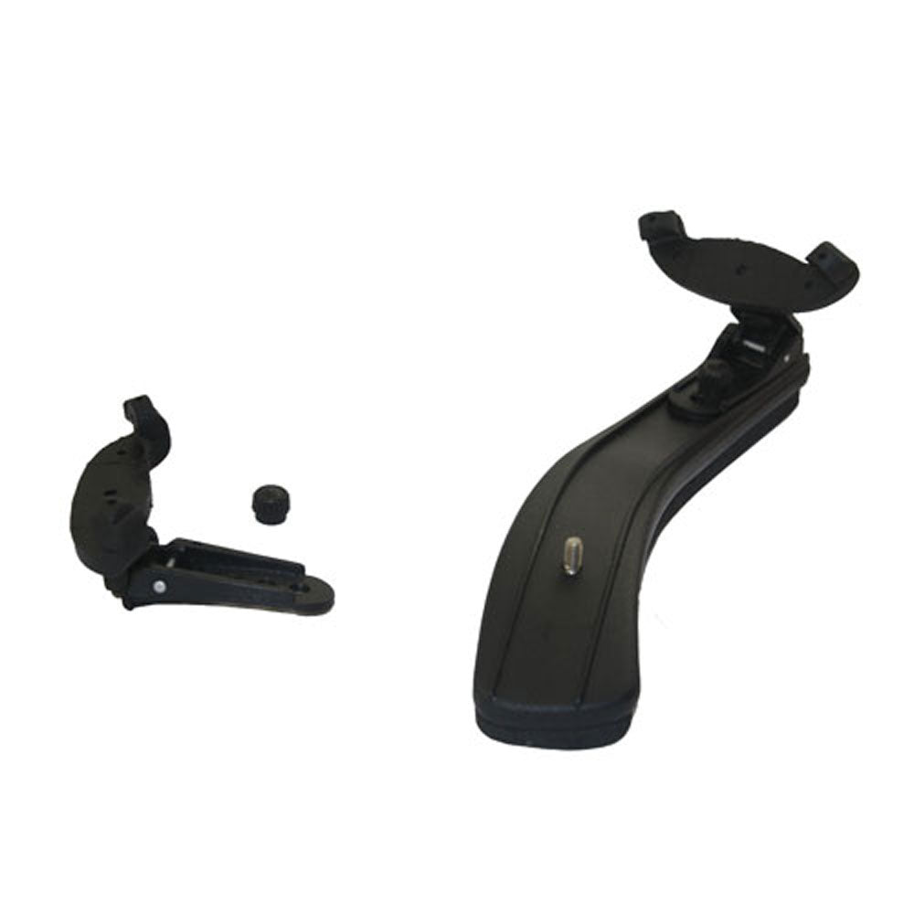 Adjustable Violin Shoulder Rest for 3/4 and 4/4 Violins, Padded Ergonomic Support, Black