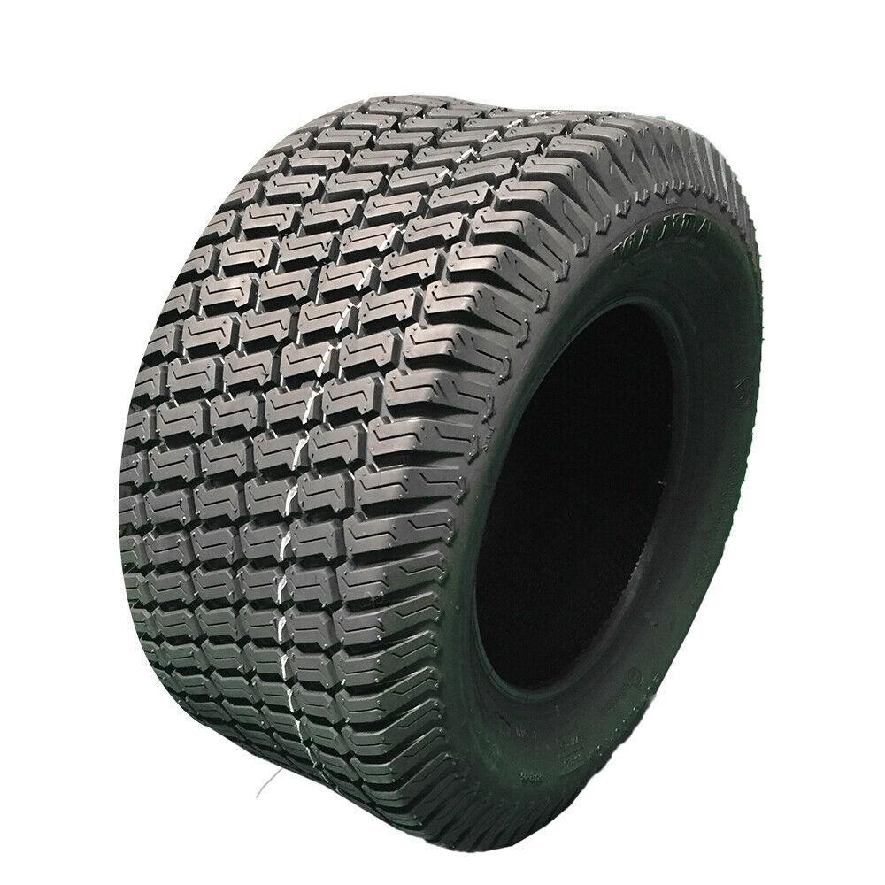 Pair of 16x6.50-8 Lawn Mower Turf Tires, 2 Ply Tubeless, 615 lb Load Rating