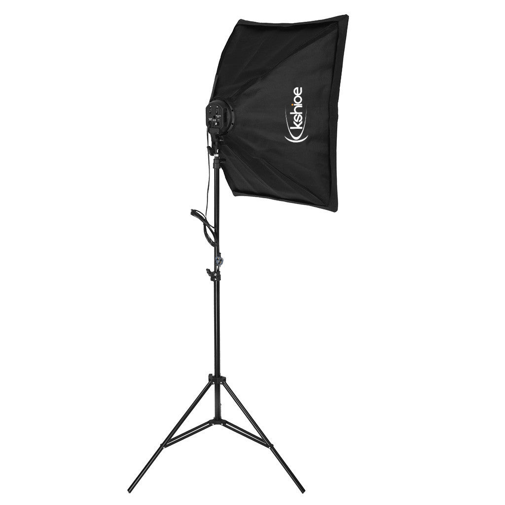 45W Photography Studio Lighting Kit, 4 Light Umbrella Softbox Set with Stands and Backdrop Support