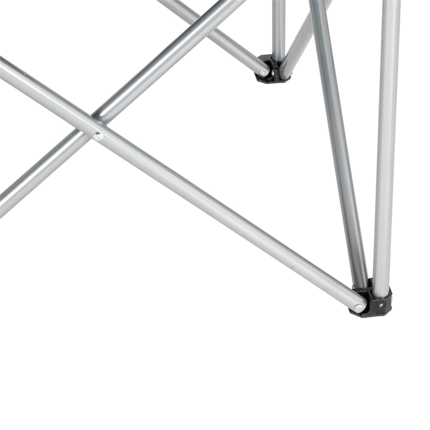 Folding Camping Chair for Fishing and Outdoor Use, Portable Compact Chair, Black and Gray