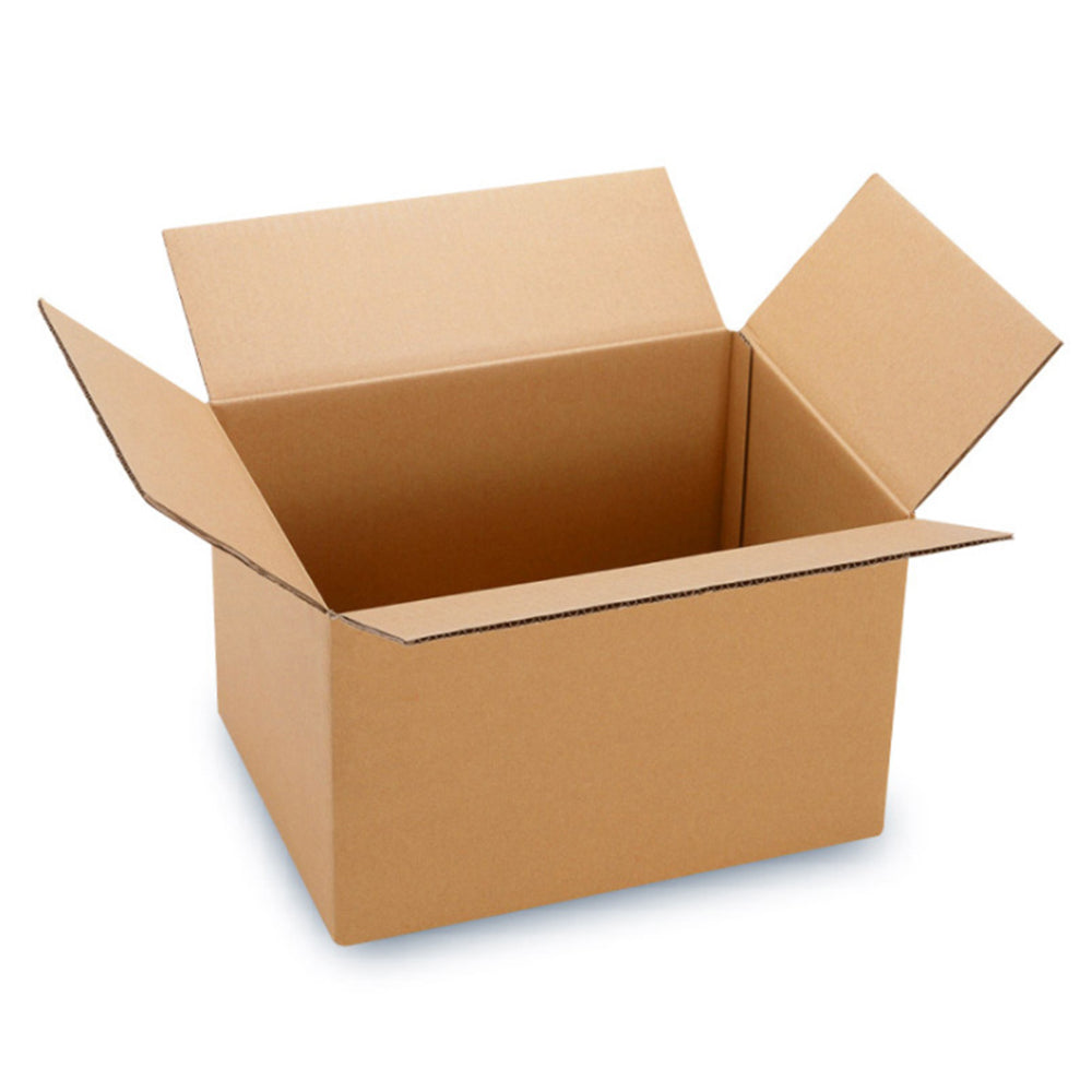 100 Pack Corrugated Shipping Boxes 8 x 6 x 4 inch, Kraft Cartons for Shipping and Moving