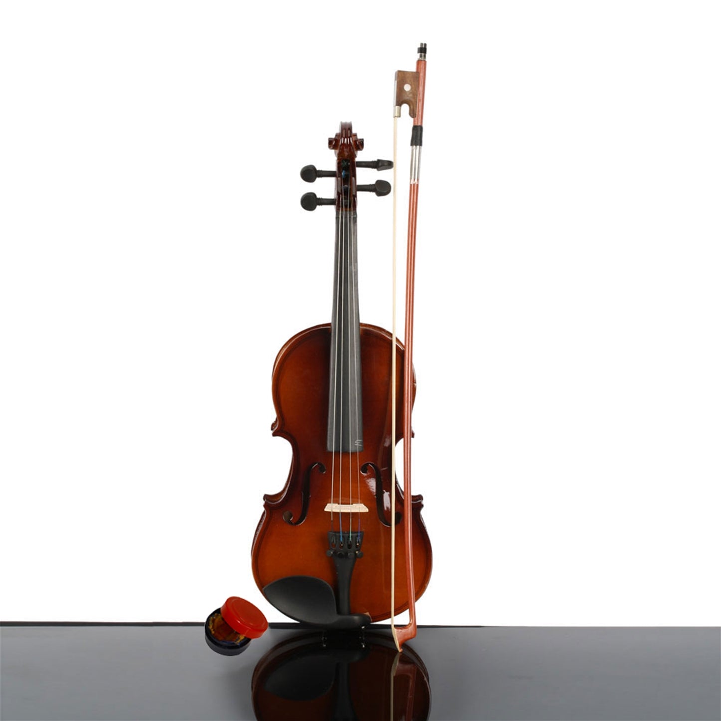 1/4 Size Acoustic Violin Outfit with Case, Bow and Rosin, Beginner Violin, Natural Finish