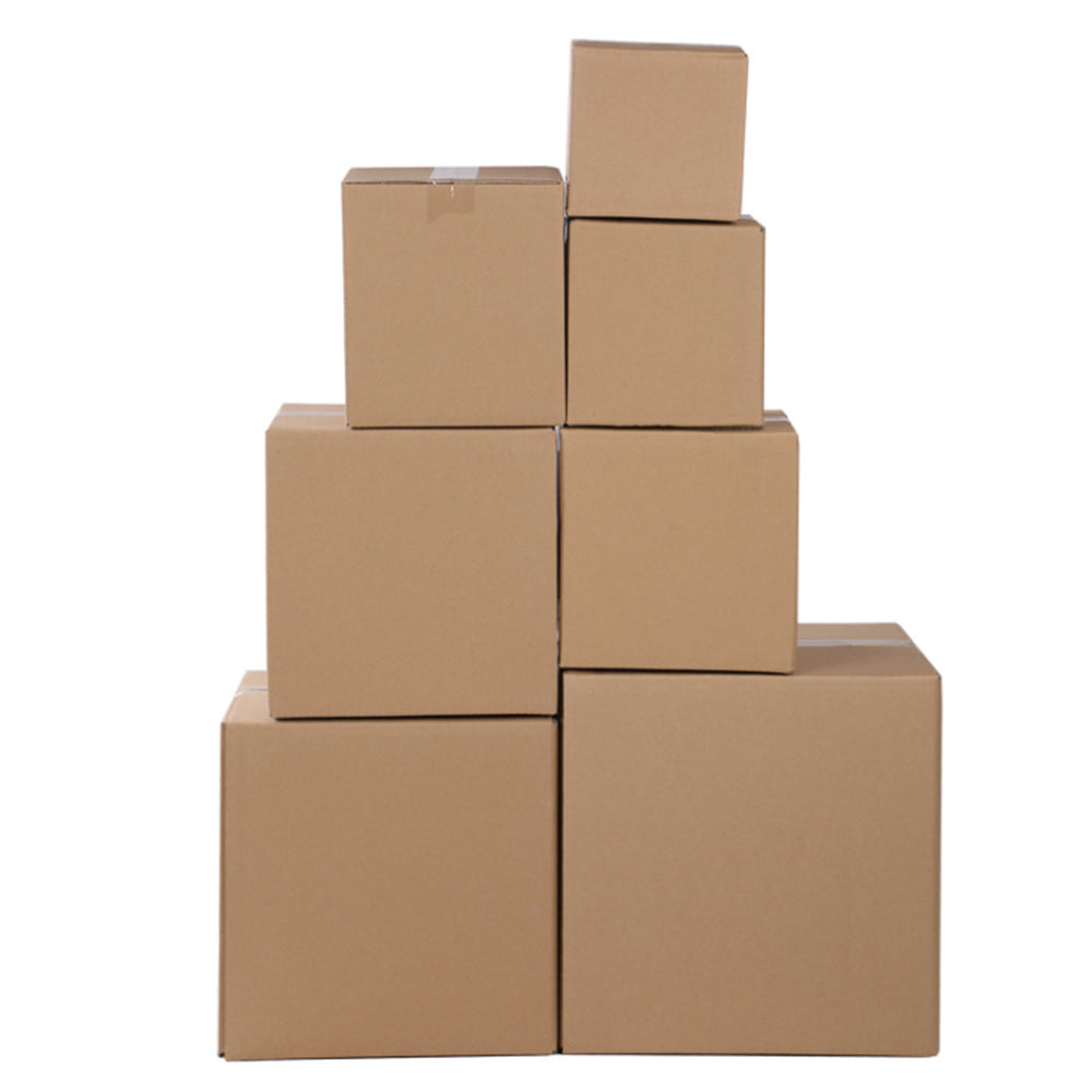 100 Pack Corrugated Shipping Boxes 4 x 4 x 4 inch, Small Kraft Mailer Cartons