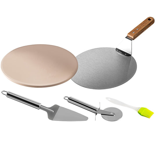 Pizza Oven Kit for 22 in. Charcoal Grill, Stainless Steel Pizza Maker with 13 in. Stone and Peel