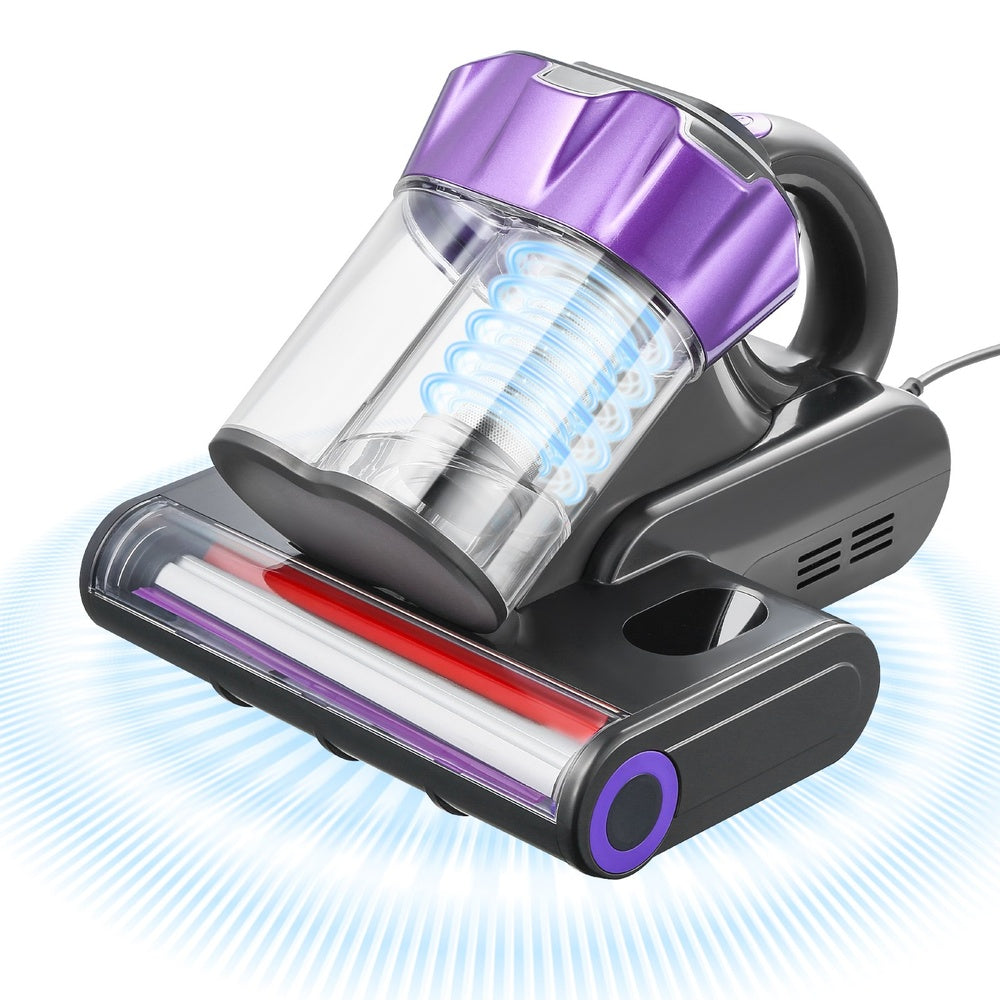 550W Handheld Mattress Vacuum Cleaner with HEPA Filter and Hot Air for Bed and Sofa