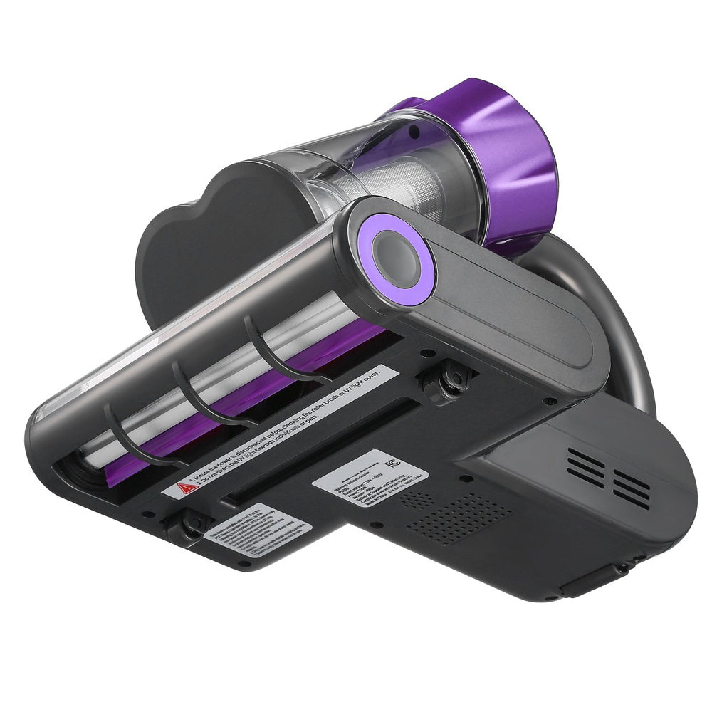 550W Handheld Mattress Vacuum Cleaner with HEPA Filter and Hot Air for Bed and Sofa