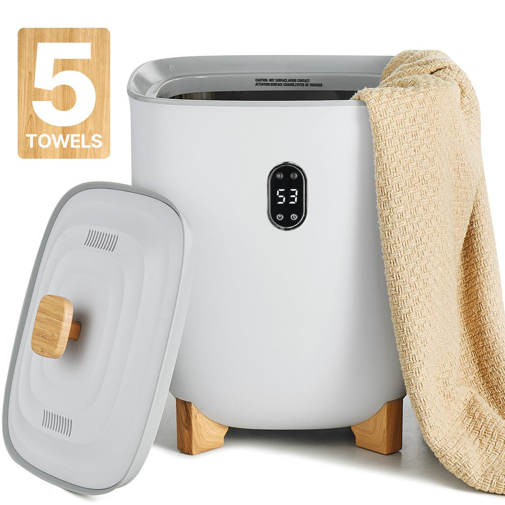 Towel Warmer Bucket 20 L 24 Hr. Delay Timer Child Lock Auto Shut Off Fits 3 Oversized Bath Towels Blankets