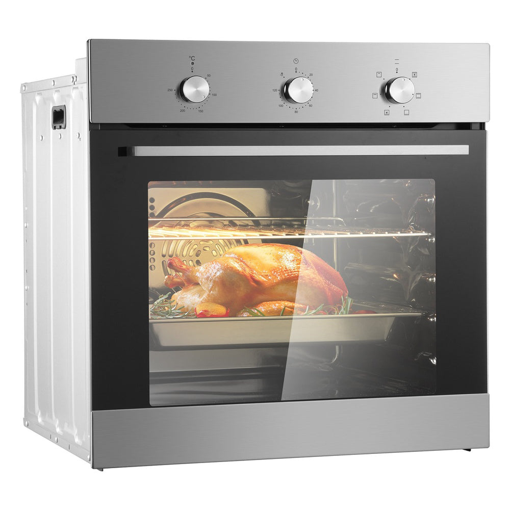 24 in. Electric Single Wall Oven with 6 Cooking Functions and Triple-Glass Door