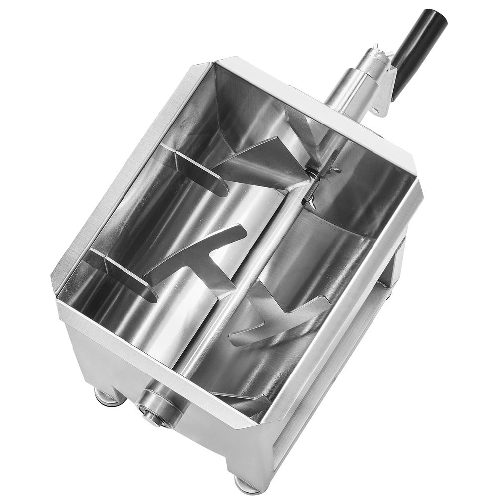 Manual Meat Mixer 10 L Stainless Steel with Gear Reducer for Sausage Making