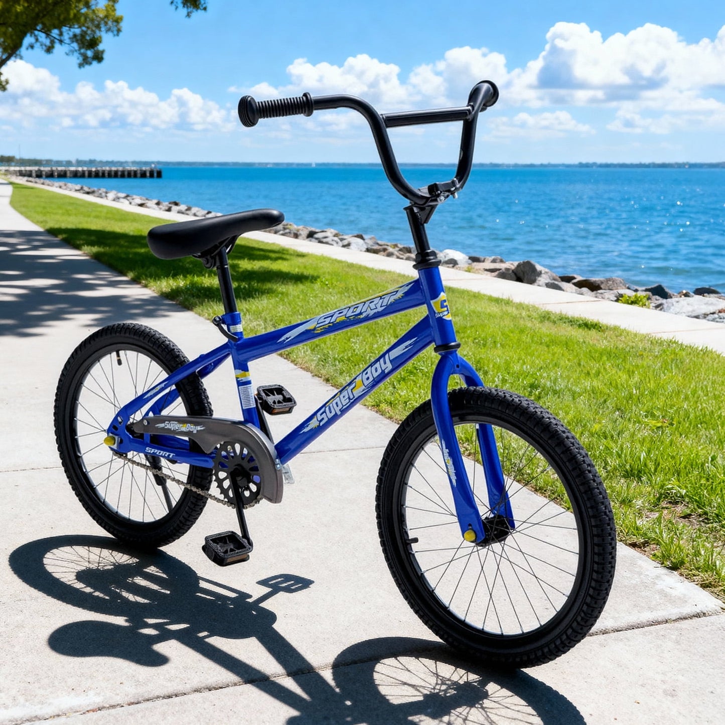 Bestcore 20in Kids Bike, Ages 7-14 Years, Blue