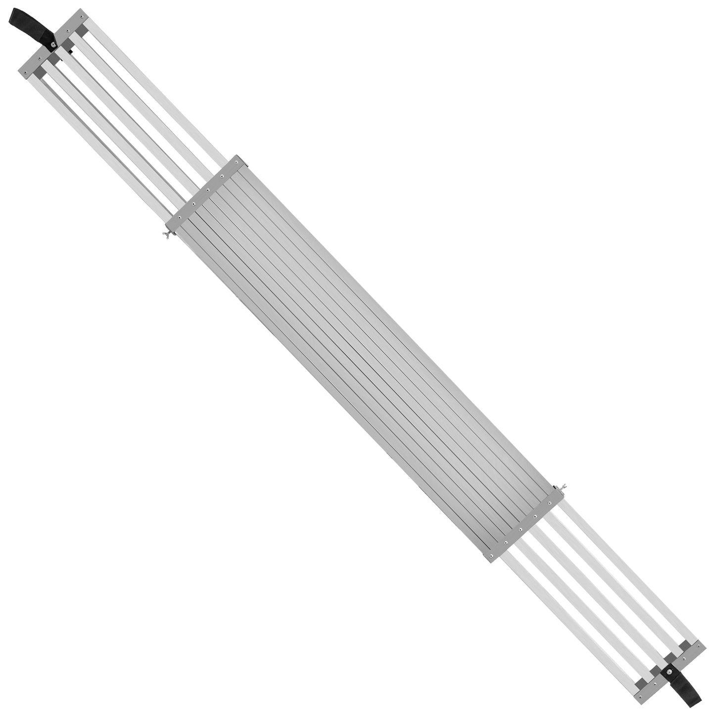 Telescoping Aluminum Work Plank, 9-15 Feet 500lbs Capacity, 12.5 inch Width Aluminum Scaffold Plank,Extension Staging Plank with Skid-Proof Platform Scaffold Ladder Accessory