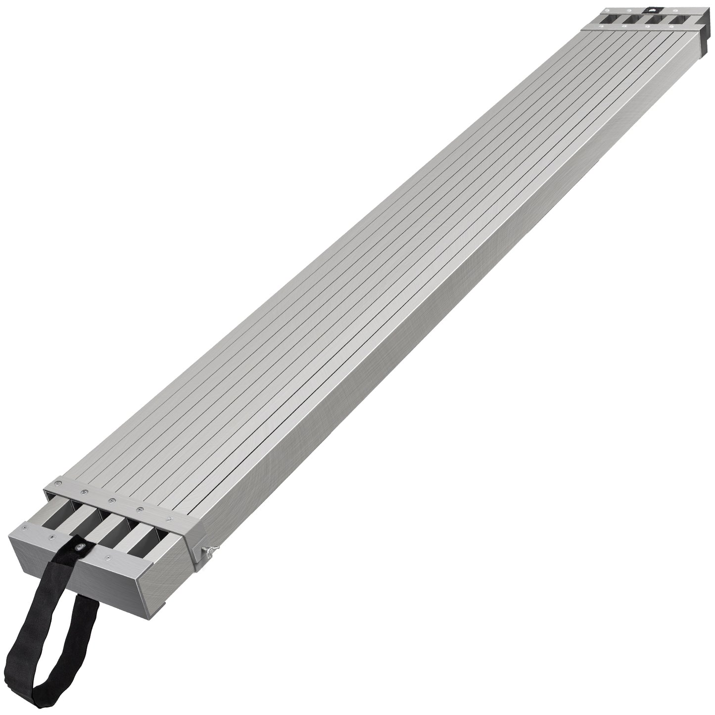 Telescoping Aluminum Work Plank, 9-15 Feet 500lbs Capacity, 12.5 inch Width Aluminum Scaffold Plank,Extension Staging Plank with Skid-Proof Platform Scaffold Ladder Accessory