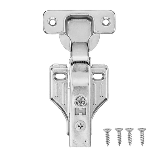 Cabinet Hinges, 40 Packs Full Overlay Kitchen Cabinet Door Hinges, 100 Degree Opening Angel Soft Close Concealed Cupboard Hinges for Framed + Frameless Cabinet Type, with Mounting Screws