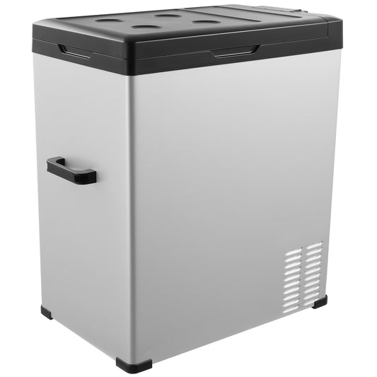 70 L 12 Volt Car Refrigerator Fridge, Single Zone Portable Freezer, -4 to 68 F, 12/24V DC 100-240V AC Cooler for RV