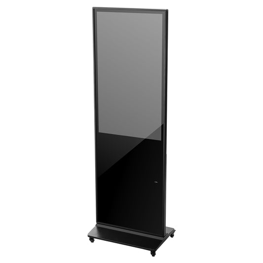 43 in. Digital Signage Display, Floor Standing Advertising Kiosk, 2K LCD, Android 11, Remote Control, WiFi/HDMI/USB