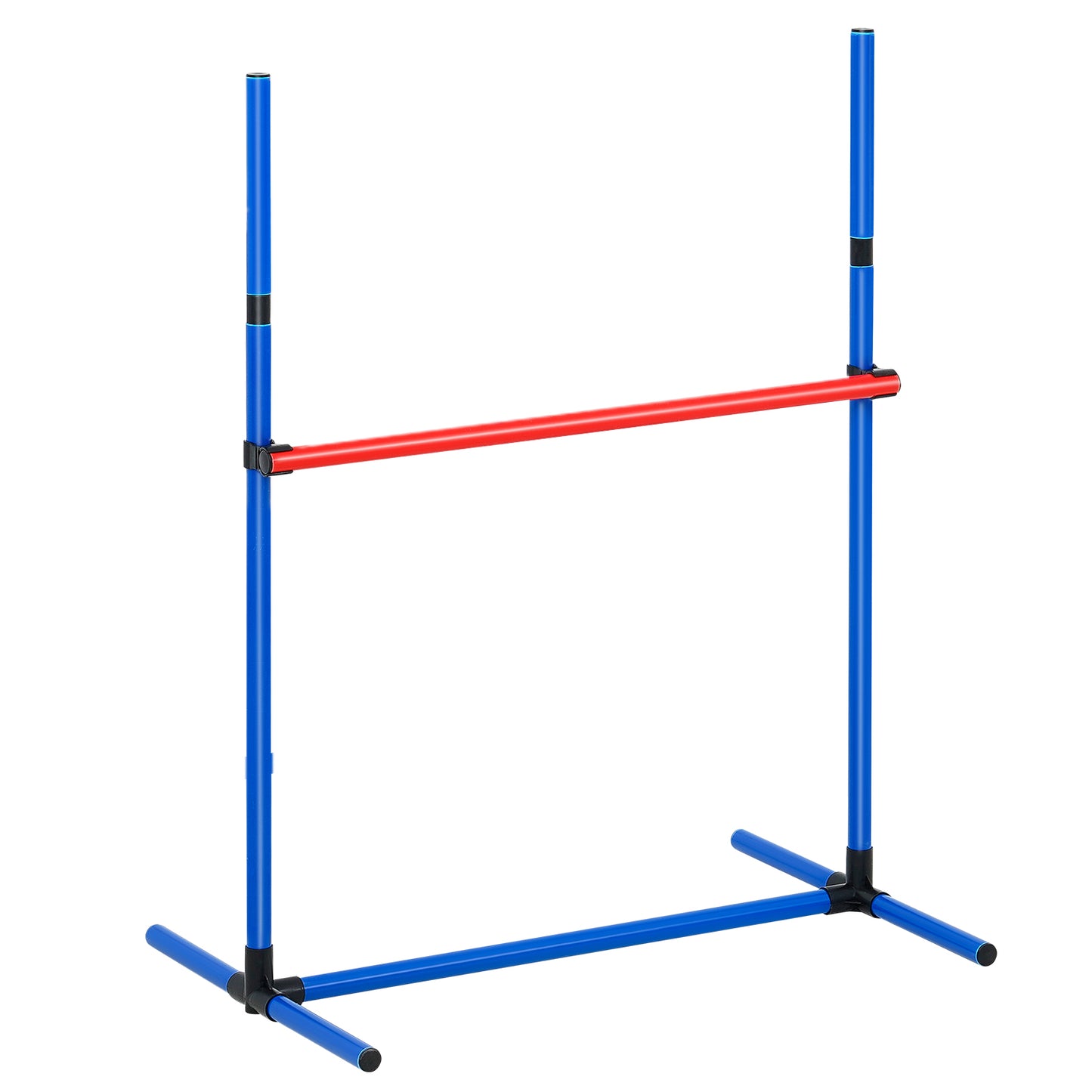 Dog Agility Training Equipment 7-Piece Upgrade Set, Hurdles, 6 Weave Poles, 2 Tunnels, Jump Ring, Pause Box