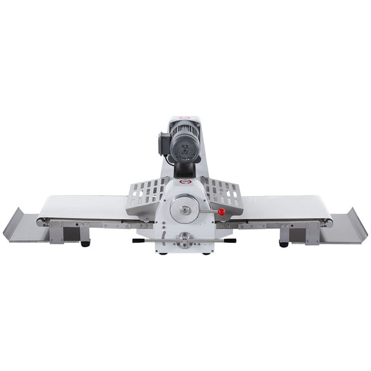 Commercial Dough Sheeter 15.7 in., 750W Reversible Pastry Roller, 0-1.4 in. Adjustable Thickness, Folding Bakery Machine