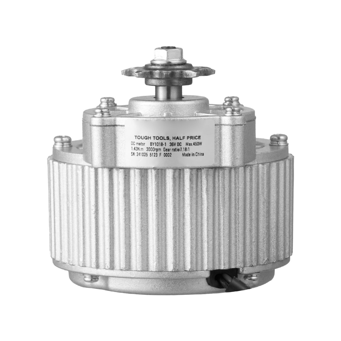 450W Brushed DC Motor Kit 36V 3000 RPM with Speed Controller and Twist Throttle for Go-Kart and Scooter