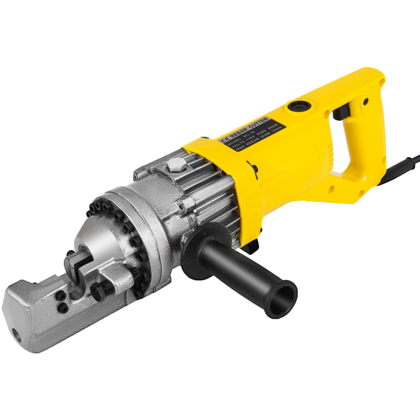 Electric Rebar Cutter, 900W Portable Electric Hydraulic Rebar Cutter, Cutting up to 5/8 Inch #5 4-16mm Rebar within 3 Seconds,110V,with Easy to Carry Stainless Box