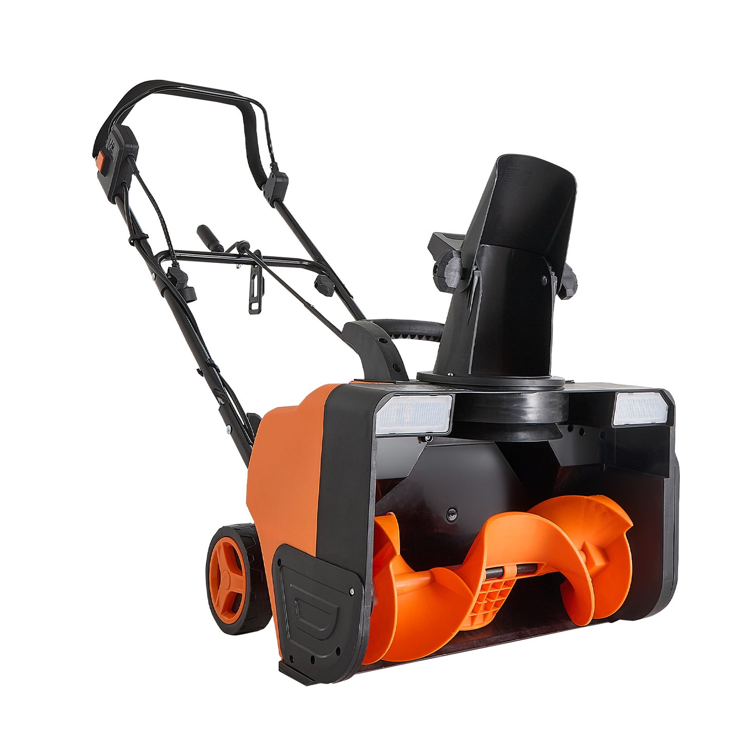 Electric Snow Blower 20 in. 15A Corded Snow Thrower with LED Headlights 180 Degree Chute 25 ft. Throw for Driveway