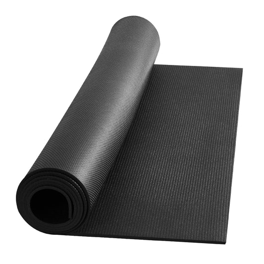10x6 ft. Extra-Large Yoga Exercise Mat 7mm Thick Non-Slip PVC, 3-4 Person Fitness Pad with Bag and Strap