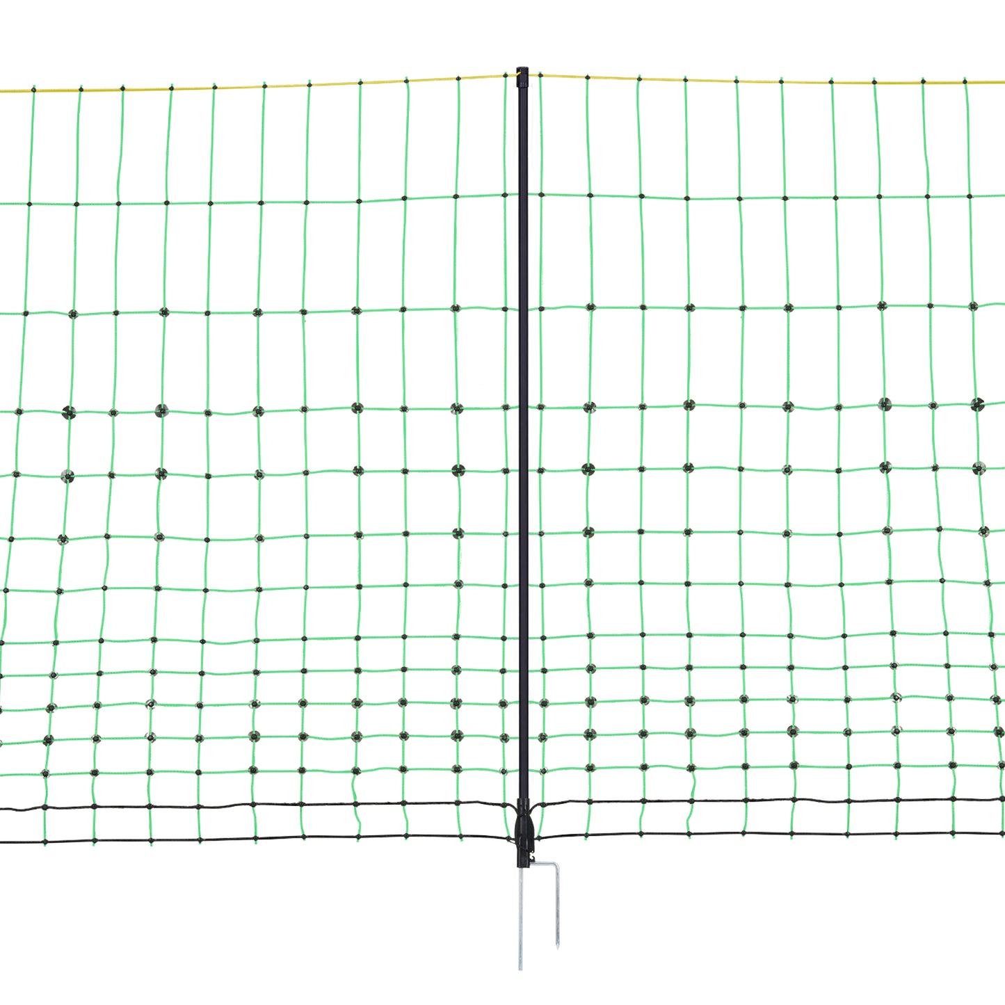Electric Fence Netting 35 in. H x 164 ft. L, Portable PE Net Fencing with Posts  Stakes for Goats Sheep Deer Hogs Dogs