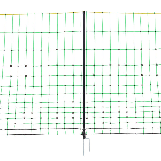 Electric Fence Netting 35 in. H x 164 ft. L, Portable PE Net Fencing with Posts  Stakes for Goats Sheep Deer Hogs Dogs