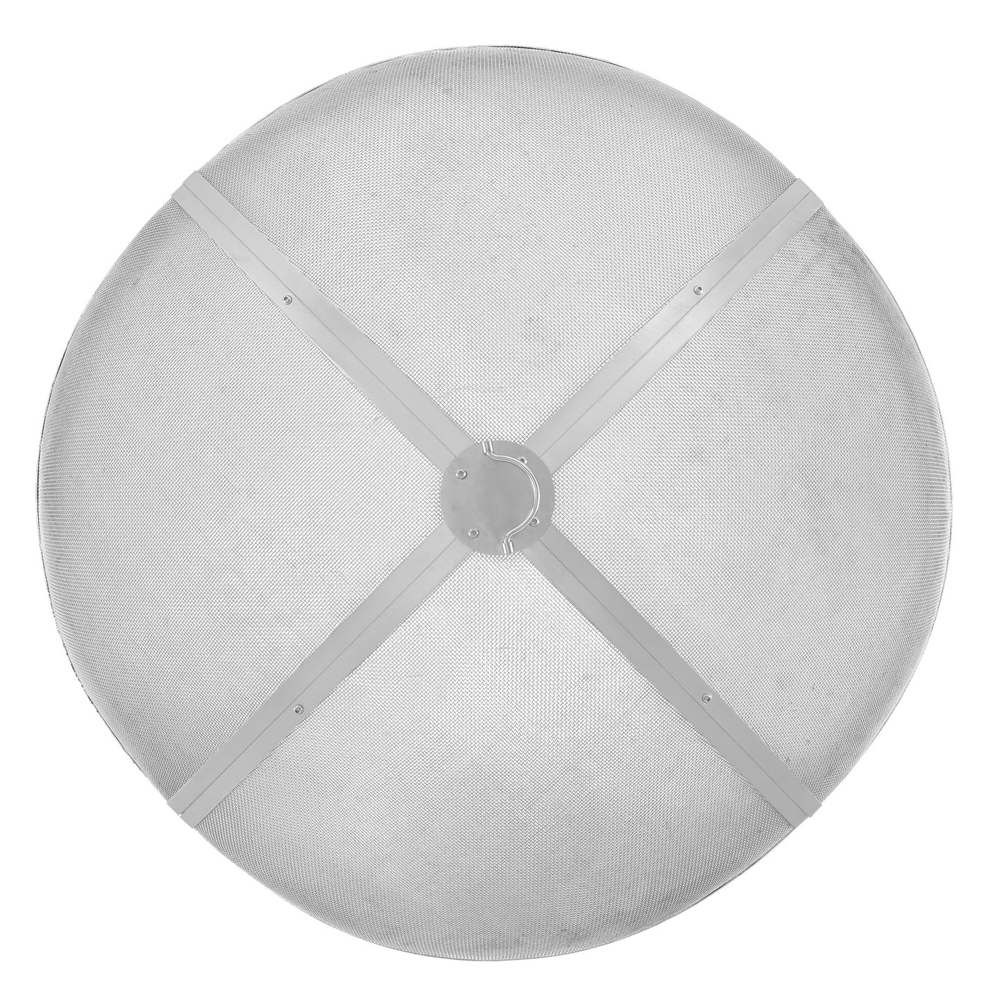 Fire Pit Spark Screen 36 in. Round Reinforced Stainless Steel Mesh Cover with Ring Handle for Outdoor Patio Backyard