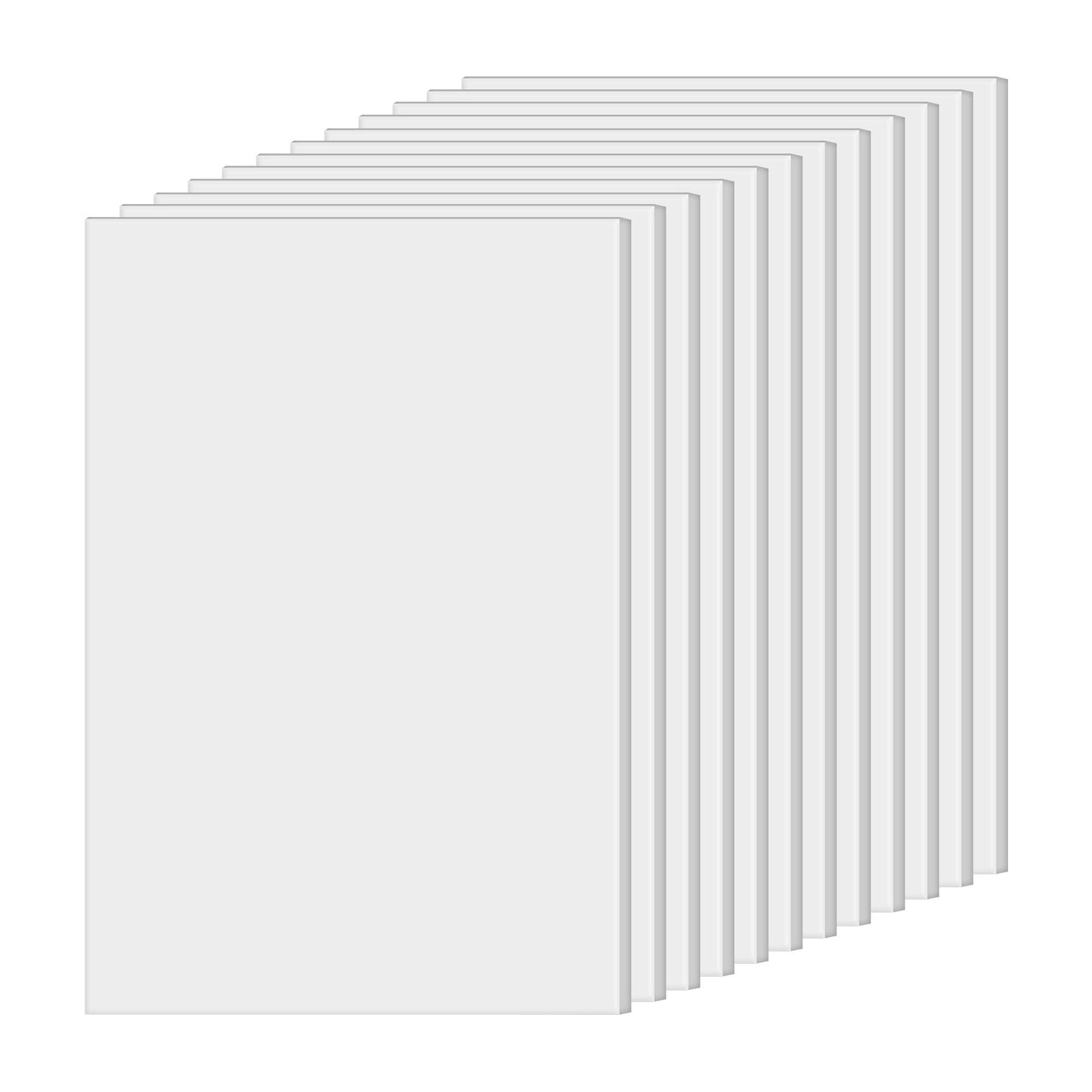 Foam Board, 12 Pack 24 x 36 Inch, 3/16 Inch Thickness White Poster Board, Acid-Free Double Sided Foam Core Sheets for Mounting, Crafts, Paintings Prints, Art, Display, Presentation and Projects