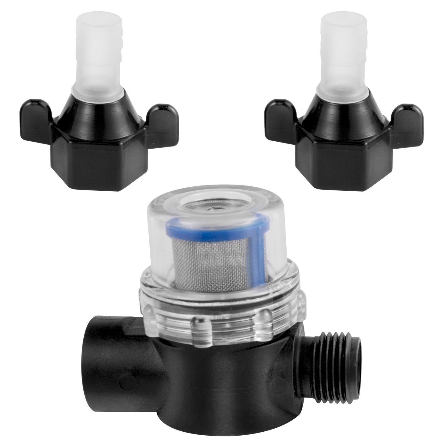 Fresh Water Pump, 12 V Self Priming Sprayer Pump, 3 GPM RV Water Pump, with Pressure Switch 55 PSI Self Priming Water Pump, Detachable Strainer 12V Diaphragm Pump for RV Camper Marine Boat Lawn