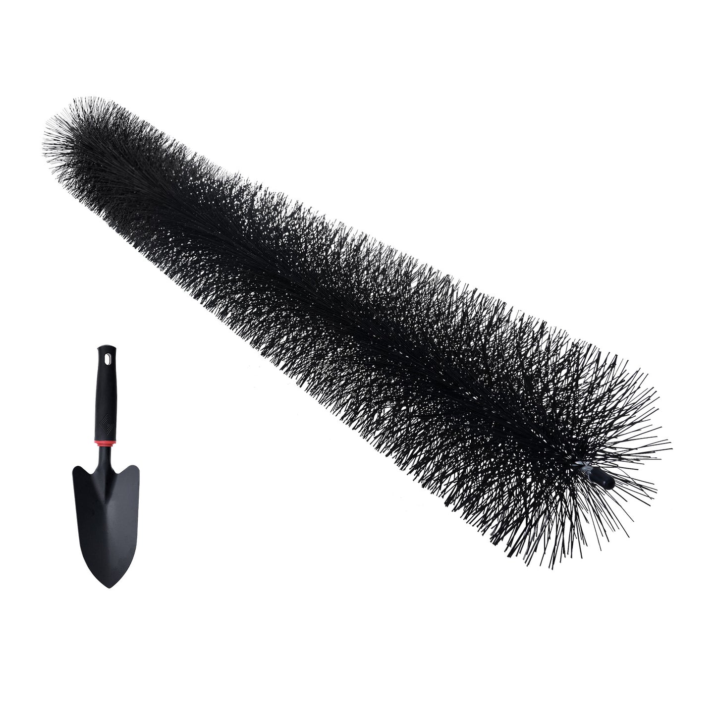 Gutter Brush, 80 Feet Total Length 4.33 inch Diameter Gutter Cleaning Tools, Ground-Level Gutter Brush Leaf Guard for 5 Inch Gutters, Easily Clear roof Leaves and Debris, 27 Pack