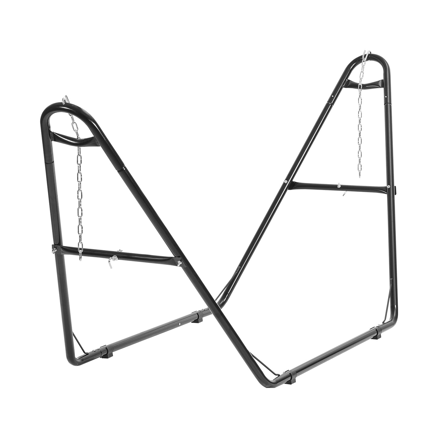 2 Person Hammock Stand, 550 lb. Capacity Heavy Duty Steel Frame Fits 7.5 to 13.5 ft. Hammocks, Portable