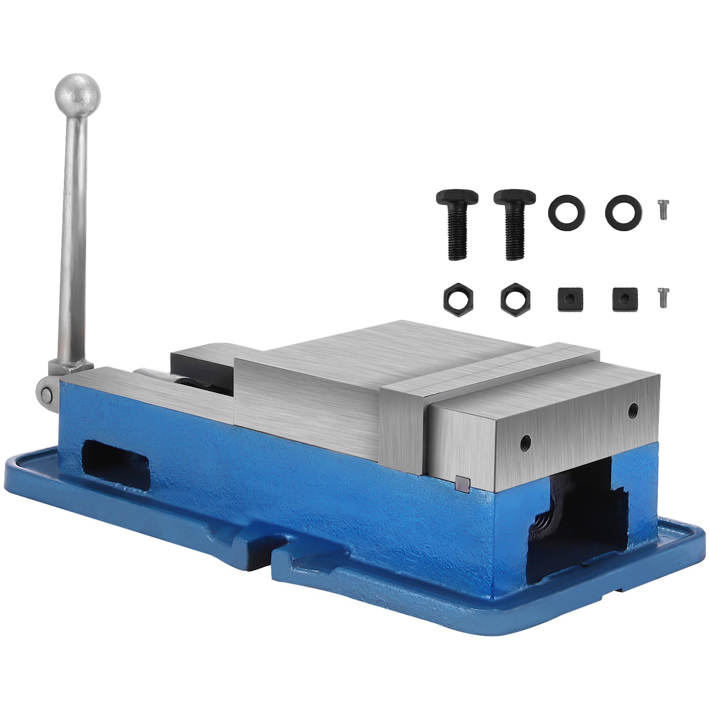6ACCU Lock Vise for Precision, Milling Vice with 6 Inch Jaw for Drill Press, Milling  Drilling Bench Clamp Vice