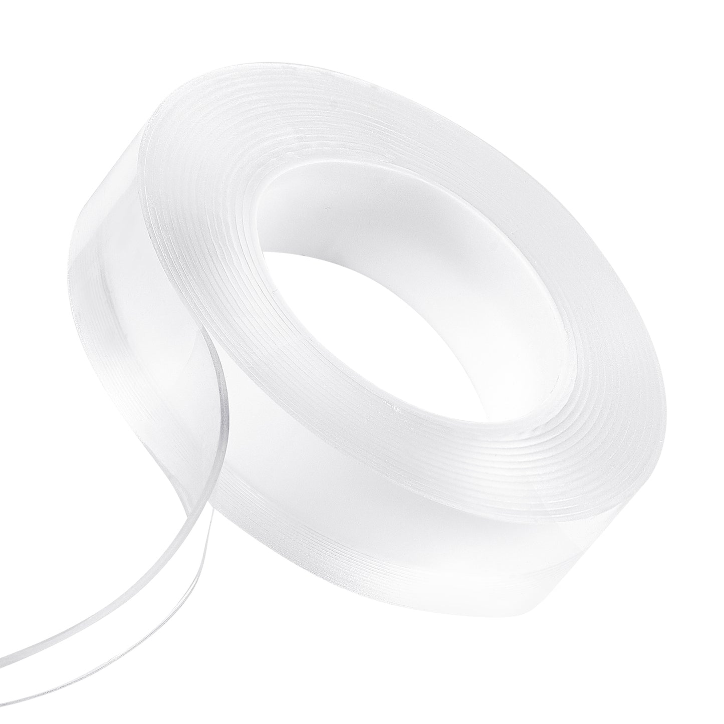 Double Sided Tape Heavy Duty, 16 ft Long Nano Mounting Tape, Strong Adhesive  Reusable, Clear Two Sided Wall Tape, Removable Poster Picture Hanging Strips for Home, Office, Car, Outdoor Use