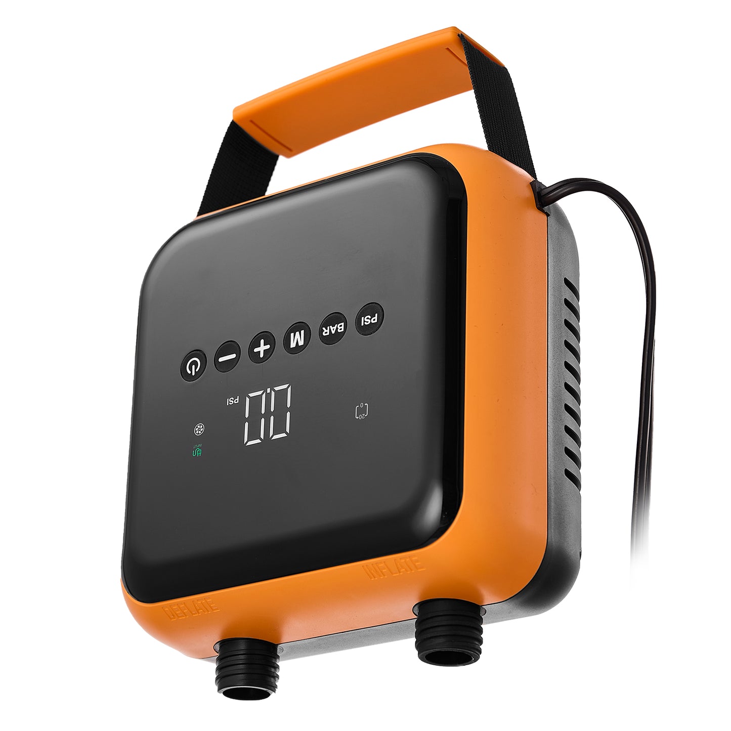 Paddle Board Pump, 40PSI High Pressure, Dual Stage Inflation  Deflation SUP Air Pump with Auto-Off Function and 12V DC Car Connector, Ideal for Inflatable Paddle Board, Tent and Mattress