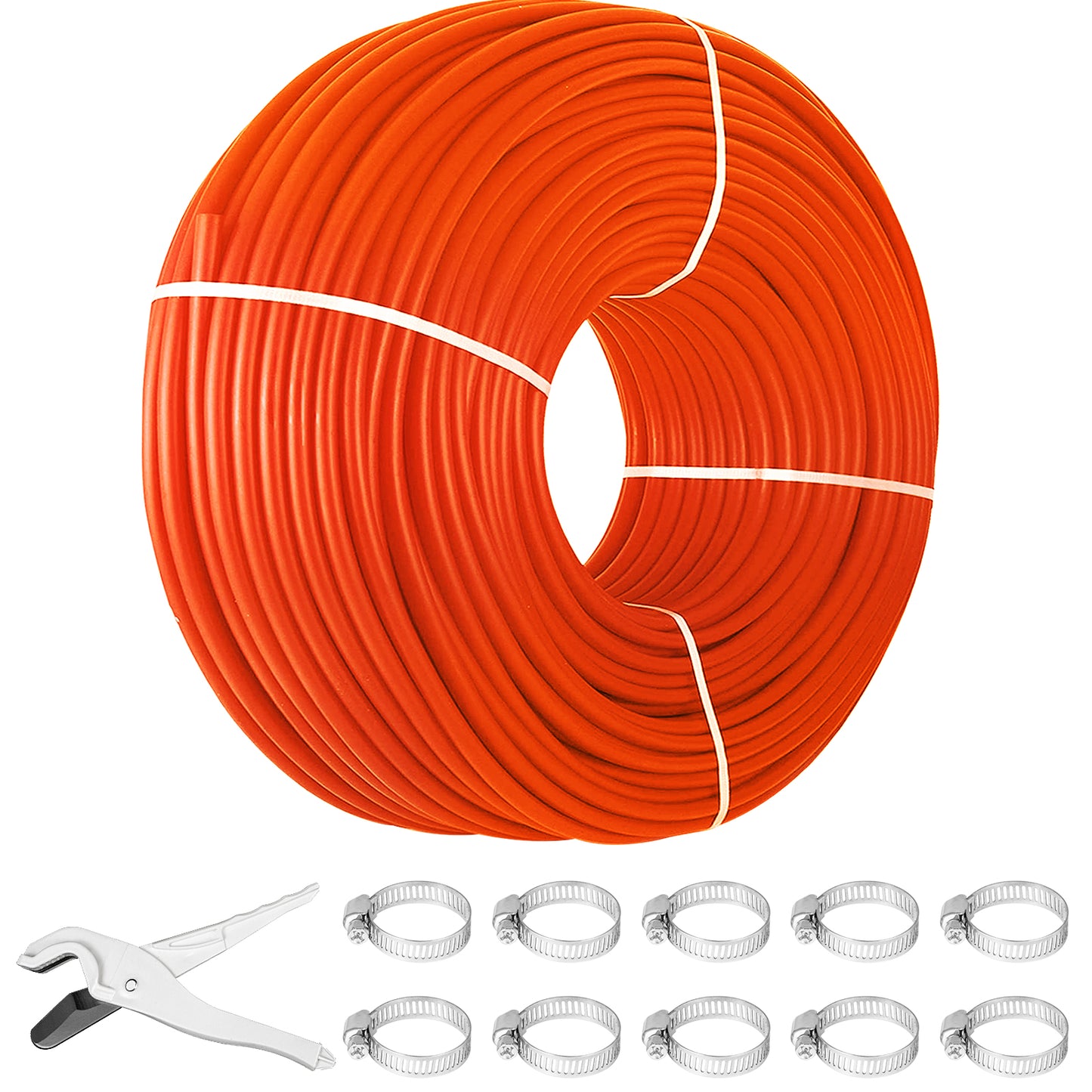 1000Ft PEX Tubing Pipe 1/2in PEX Tubing Oxygen Barrier Radiant Floor PEX Pipe Radiant Heat Floor Heating Plumbing Cold and Hot Water Tubing