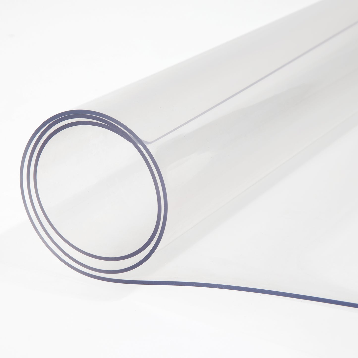 Clear Plastic Table Cover 45 x 100 in 0.06 in Thick PVC Table Protector Long Waterproof Mat for Dining Table